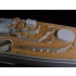 1/400 DKM Tirpitz Wooden Deck for Heller kit #81079