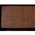 1/400 DKM Tirpitz Wooden Deck for Heller kit #81079