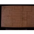 1/400 DKM Tirpitz Wooden Deck for Heller kit #81079