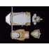 1/400 DKM Tirpitz Wooden Deck for Heller kit #81079