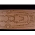 1/400 DKM Tirpitz Wooden Deck for Heller kit #81079