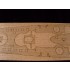 1/400 DKM Scharnhorst Wooden Deck for Airfix kit #08204