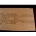 1/400 DKM Scharnhorst Wooden Deck for Airfix kit #08204