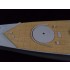 1/400 French Navy Battleship Dunkerque Wooden Deck with photoetch for Heller kit #81073