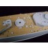 1/600 HMS Iron Duke Wooden Deck for Airfix kit #A04210