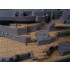 1/400 US Navy Battleship BB-62 New Jersey Wooden Deck for Hapdong BB-62