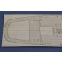 1/150 Chinese Steamer "Taiping" Wooden Deck Set for Meng Model OS-001 kit