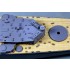 1/350 HMS Prince of Wales Wooden Deck w/Masking Sheet & Photoetch for Tamiya #78011