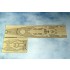 1/350 USS Missouri BB-63 Circa 1991 Wooden Deck w/Masking Sheet & PE for Tamiya 78029