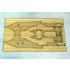 1/350 USS Missouri BB-63 Circa 1991 Wooden Deck w/Masking Sheet & PE for Tamiya 78029