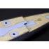 1/350 French Strasbourg Wooden Deck w/Masking Sheet & PE for Hobby Boss kit #86507