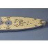 1/700 USS Iowa BB-61 Wooden Deck w/Masking Sheet & Photoetch for Tamiya #31616 kit