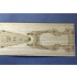 1/700 DKM Bismarck Wooden Deck w/Masking Sheet & Photoetch for Revell kit #05098
