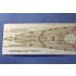 1/700 DKM Tirpitz Wooden Deck w/Masking Sheet & Photoetch for Revell kit #05099