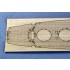 1/700 Japanese Navy Battleship Yamato Wooden Deck w/Masking Sheet & PE for Fujimi #46000