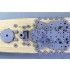1/700 Japanese Navy Battleship Yamato Wooden Deck w/Masking Sheet & PE for Fujimi #46000
