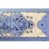 1/700 Japanese Navy Battleship Yamato Wooden Deck w/Masking Sheet & PE for Fujimi #46000