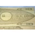 1/200 IJN Battleship Mikasa 1902 Wooden Deck w/Masking & PE Sheets for Hobby boss #82002