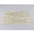 1/350 German Bismarck Battleship Wooden Deck, Masking, PE for Trumpeter #05358