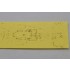 1/700 HMS Rodney Wooden Deck w/Paint Masks & PE for Trumpeter kit #06718