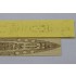 1/700 HMS Rodney Wooden Deck w/Paint Masks & PE for Trumpeter kit #06718
