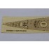 1/700 HMS Rodney Wooden Deck w/Paint Masks & PE for Trumpeter kit #06718