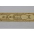 1/700 German H-class Hutten Wooden Deck w/Masking Sheets & PE for Very Fire kit #VF700906