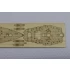 1/700 USS California BB-44 1941 Wooden Deck for Trumpeter kit #05783