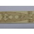1/700 USS California BB-44 1941 Wooden Deck for Trumpeter kit #05783