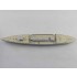 1/150 Zhong Shan Gunship Wooden Deck, Masking, Planking Masking PE for Trumpeter #03503