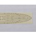 1/150 Zhong Shan Gunship Wooden Deck, Masking, Planking Masking PE for Trumpeter #03503