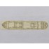 Non Titanic Wooden Deck, Masking sheet, Planking Masking PE for Sutaya #SL001