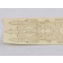 1/144 Chinese Peiyang Squadron "Ping Yuen" Wooden Deck for Bronco kit #KB14005
