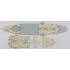 1/144 Chinese Peiyang Squadron "Ping Yuen" Wooden Deck for Bronco kit #KB14005