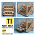 Paint Shelf T1 for Tamiya Enamel Bottles etc.