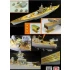 1/350 French Navy Battleship Strasbourg Detail Set w/Wooden Deck for HobbyBoss Kits