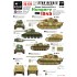 1/35 Decals for German Tanks in Hungary 1945 Part 2: T-35-85, Tiger 2, StuG III G, Wespe