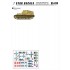 1/35 Decals for German Tanks in Hungary 1945 Part 2: T-35-85, Tiger 2, StuG III G, Wespe