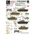 1/35 Decals for Egyptian Tanks 1970s Part 2 : T-55A and T-62
