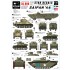 1/35 Decals for US DUKW, M4A2 Sherman (Mid), M3A1 Satan, LVT(A)-1 in Saipan 1944
