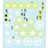1/35 US 601st Tank Destroyer Battalion Decal for M5A1 Stuart/M2 Halftrack/M10 GMC in Italy