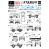 1/35 Peacekeepers #1 UNEF/UNIFIL Decals for BTR-40/VW T3 Bus/VAB/M113A1 in the Middle East
