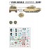 1/35 British Centurions 1956 Decals for 6 Royal Tank Regiment in Suez Crisis 