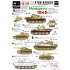 1/35 German Tanks 1945 Decals for Panther Ausf G/Tiger II/Marder II in Hungary & Balaton 
