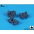 1/200 Airport Tow Truck and Baggage Carts