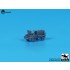 1/200 Airport Tow Truck and Baggage Carts
