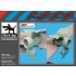 1/48 OV-1 D Mohawk 2 Engines for Roden kits
