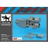 1/48 Northrop Grumman E-2 C Hawkeye 1 Engine for Kinetic kits