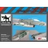 1/48 General Dynamics F-16 C Super Detail Set for Tamiya kits