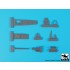 1/48 McDonnell Douglas F-15 B/D Eagle Cannon Machine Gun Set for Great Wall Hobby kits